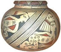 Figure 4: Ceramic vessel from Paquima/Casas Grande with ‘shaman’ 
