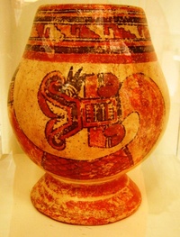 Figure 6: Ceramic vessel with feathered serpent motif from Nicaragua